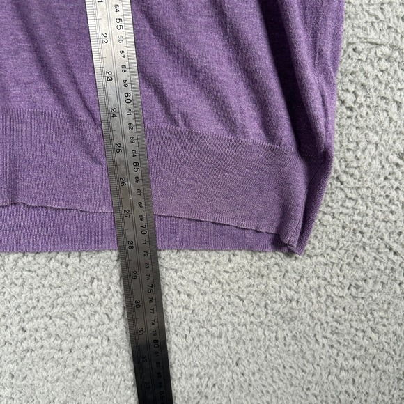 Polo Ralph Lauren Mens Sweater Light Purple 2XB V-Neck Pima Cotton - Picture 6 of 8